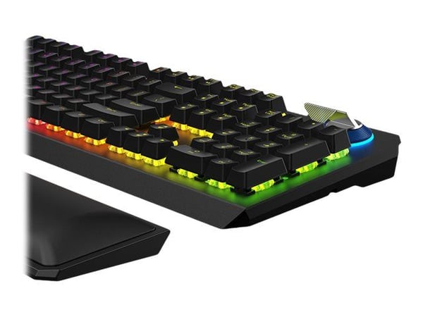 Acer Predator Aethon 700 (PKW120) - Tangentbord - med volymhjul - bakgrundsbelysning - svart - detaljhandel