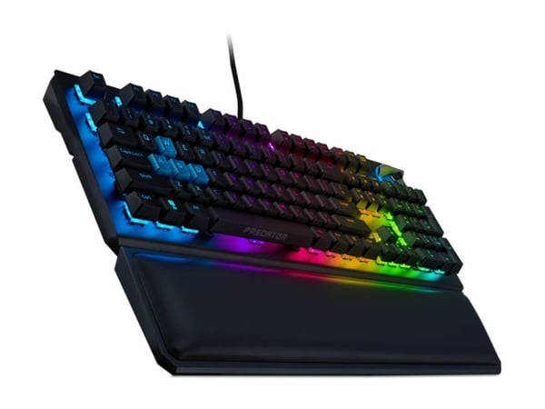 Acer Predator Aethon 700, Täysikokoinen (100 %), Optomekaaninen näppäinkytkin, QWERTY, RGB LED, Metallinen