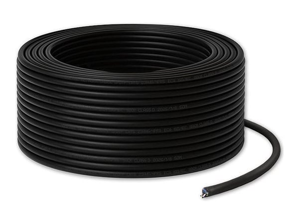 Qoltec - Samlet kabel - 50 m - UTP - CAT 6 - opptil 1 Gbps-dataoverføringshastighet - svart