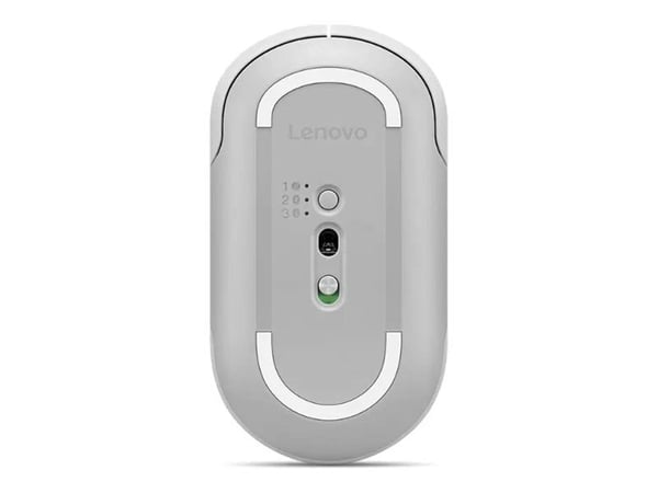 Lenovo 700, Molempikätinen, Optinen, RF Wireless + Bluetooth, 4000 DPI, Valkoinen