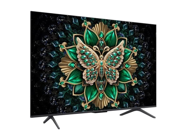 TCL 50C6K - 50" Diagonalklasse C6K Series LED-bakgrunnsbelyst LCD TV - QLED - Smart TV - Google TV - 4K UHD (2160p) 3840 x 2160 - HDR - Quantum Dot...