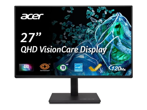Acer Vero B277U Gbmiiprzx - B7 Series - LED-skärm - 27" - 2560 x 1440 @ 120 Hz - IPS - 350 cd/m² - 1500:1 - HDR10 - 4 ms - 2xHDMI, DisplayPort - hö...