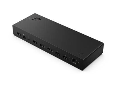 Lenovo ThinkPad Thunderbolt 4 Smart Dock Gen2 7500, Langallinen, Thunderbolt 4, 100 W, 2500 Mbit/s, Musta, Eclipse Black