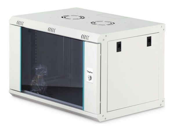 DIGITUS Dynamic-N series - Skåp - 600 x 450 mm (BxD), omonterad - väggmontering - RAL 7035, grå - 7U - 19"