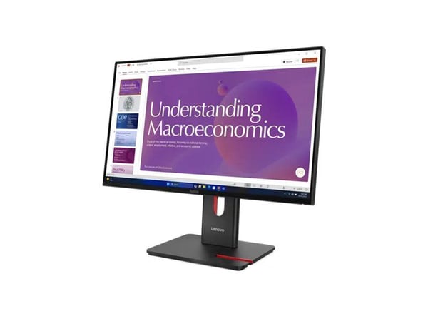 Lenovo ThinkVision T24d-40 - LED-skjerm - 24" (23.8" synlig) - 1920 x 1080 Full HD (1080p) @ 120 Hz - IPS - 250 cd/m² - 1500:1 - 4 ms - HDMI, Displ...