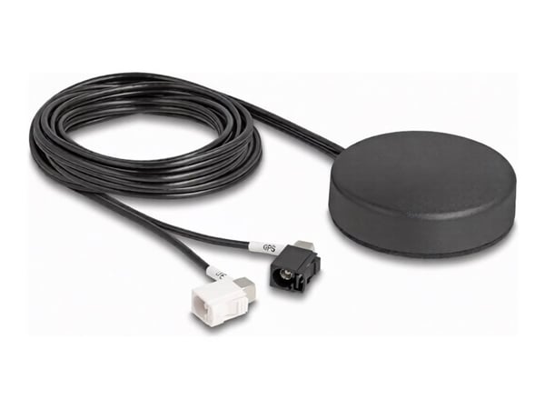 Delock - Antenne - navigasjon, mobiltelefon - 2 dBi (for 698 - 960 MHz), 2 dBi (for 1710 - 2700 MHz), 4 - 5 dBi (for 1575.42 MHz), 4 - 5 dBi (for 1...