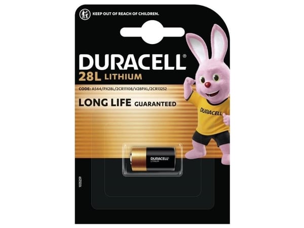 Batteri Duracell Photo 28L 6V Lithium 160 mAh 1 stk/pakning