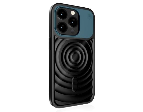 STM -322-409FJ-02, Etui, Apple, iPhone 15, 15,5 cm (6.1"), Svart, Blå