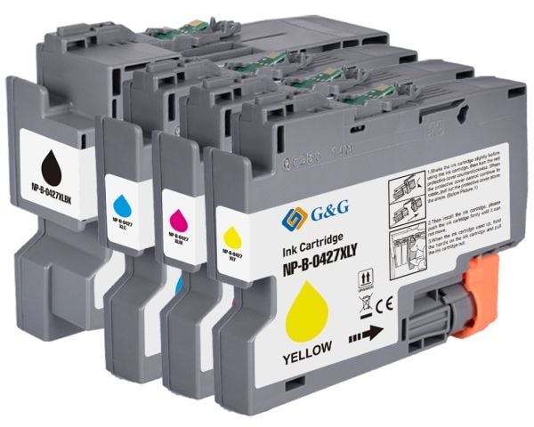 G&G Ink Combi Pack Kompatibel blekkpakke for svart, cyan, magenta, gul GP-B427XLBKCMY-4P