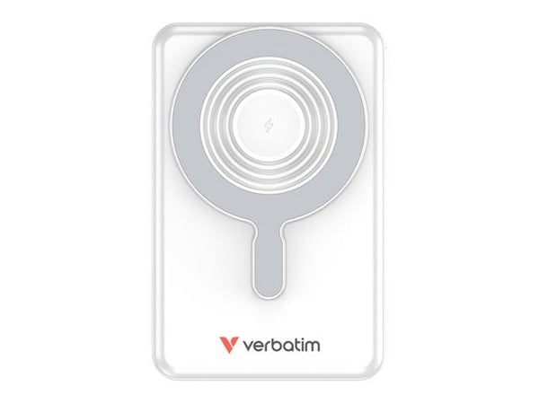 Verbatim Charge 'n' Go - Trådløs nødlader - magnetic, two cable, with display - 10000 mAh - 38.5 Wh - 22.5 watt - 3 A - PD 3.0, Fast Charge, Apple ...
