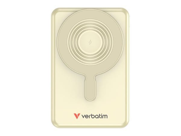 Verbatim Charge 'n' Go - Trådløs nødlader - magnetic, two cable, with display - 10000 mAh - 38.5 Wh - 22.5 watt - 3 A - PD 3.0, Fast Charge, Apple ...
