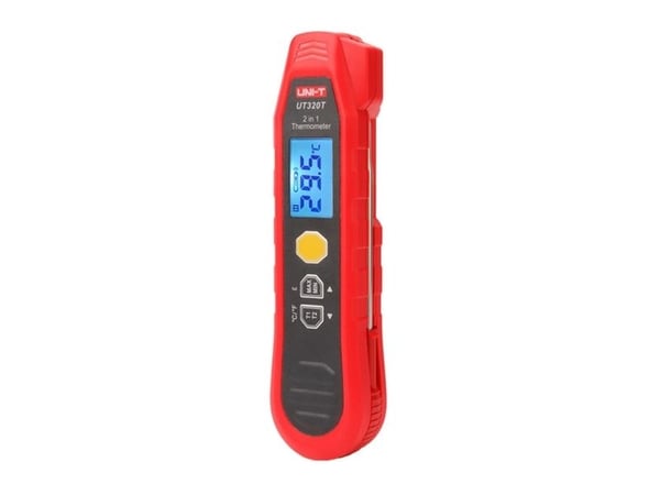 UNI-T IR-termometer 40–300°C; -40–300°C IP54 maks/min/forskjellsmåling målelås