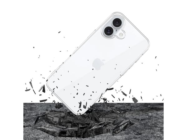 3MK Clear Case, Etui, Apple, iPhone 16, 15,5 cm (6.1"), Gjennomsiktig