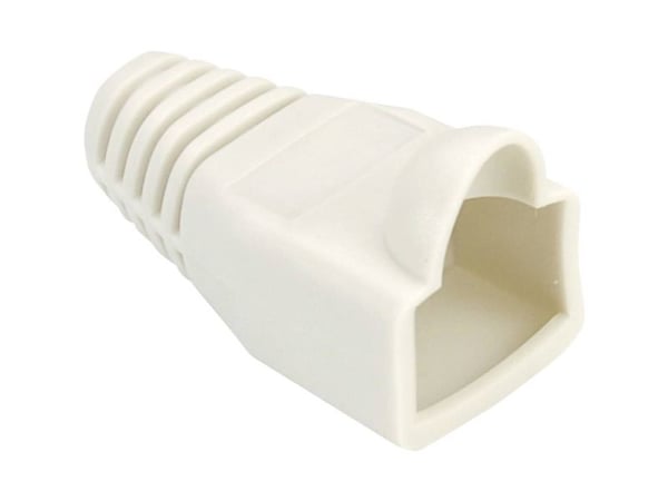 ROLINE Connector RJ45 UTP kink protector, grey, RJ-45, 5,8 mm (0.228"), 10 kpl