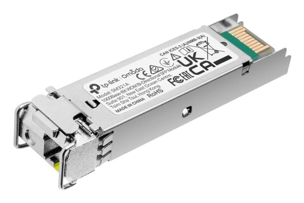 TP-Link TL-SM321A - SFP (mini-GBIC) transceivermodul - 1GbE - 1000Base-BX - LC-enkeltmodus - opp til 10 km - 1550 (TX) / 1310 (RX) nm - for P/N: TL...