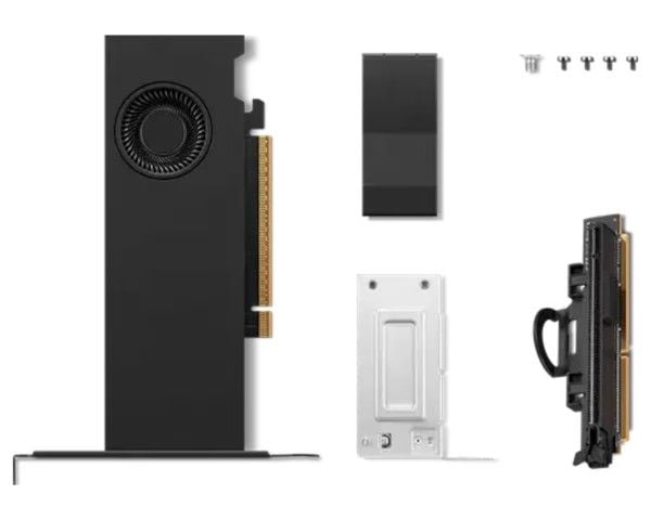 NVIDIA - Grafikkort - RTX PRO 2000 Blackwell - 16 GB GDDR7 - PCIe 5.0 x8 - 4 x Mini DisplayPort - brun boks - for ThinkCentre neo 50q QC; ThinkStat...