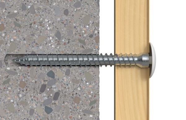 Fischer 532920 Skruv för fönsterkarm 7,5 mm 252 mm Hexagon 100 st