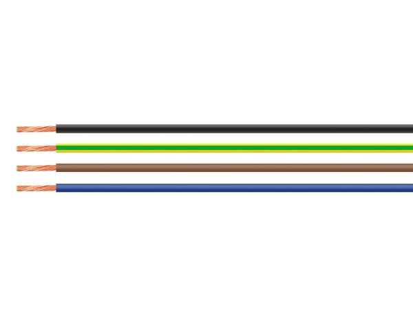 HELUKABEL H05V-K, Pienjännitekaapeli, Oranssi, Polyvinyylikloridi (PVC), 2,5 mm, Cooper, 0,5 mm²