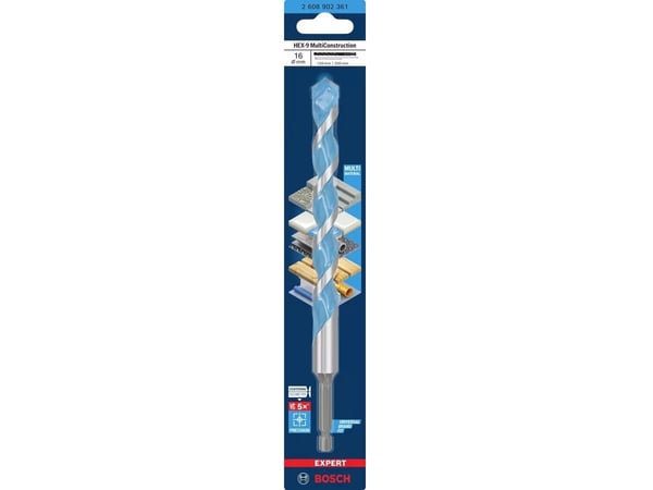 Bosch BOR HEX MULTICONSTRUCTION 16X200MM