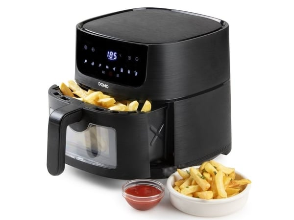 Domo DO542FR, Varmluftsfrityr, 4 l, 1 kg, 80 °C, 220 °C, Single/enkelt
