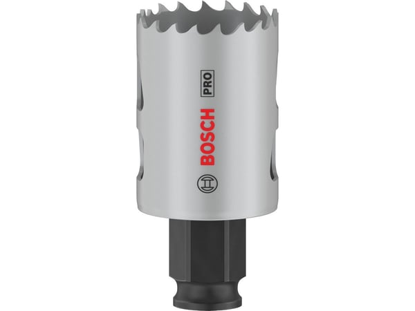 Bosch PRO Multi Material PC Plus, enkelt, bor, gips, metall, ikke-jernholdig metall, plast, mykt treverk, svart, grå, koboltlegert høyhastighetsstå...