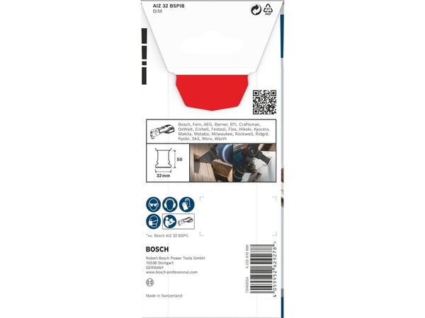 Bosch PRO AIZ 32, Dykksagblad, Hårdt tre, Løvtre, Plast, Svart, Grå, Bimetall, Bosch, 32 mm