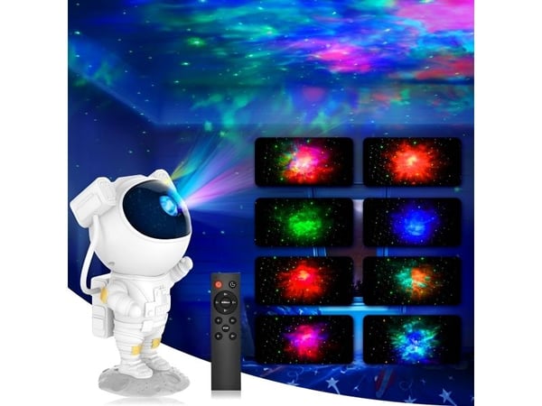 Extralink Starry Sky Projector Galaxy Projector | nattlampe, projektor | for barn, astronautformet Extralink Starry Sky Projector Galaxy Projector | nattlampe, projektor | for barn, astronautformet