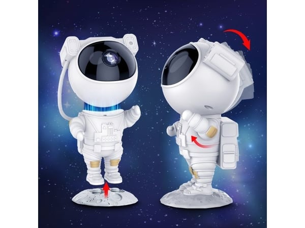 Extralink Starry Sky Projector Galaxy Projector | nattlampe, projektor | for barn, astronautformet