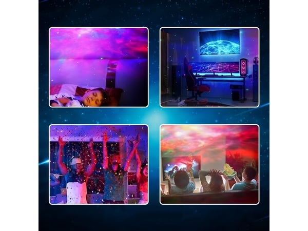 Extralink Starry Sky Projector Galaxy Projector | nattlampe, projektor | for barn, astronautformet
