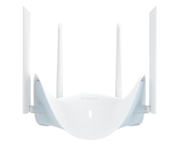D-Link R36, Wi-Fi 7 (802.11be), Dobbelbånd (2.4 GHz / 5 GHz), Ethernet/bredbåndsforbindelse, Hvit, Frittstående router