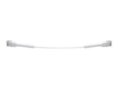Ubiquiti UniFi - Patchkabel - RJ-45 (han) til RJ-45 (han) - 10 cm - 3 mm - CAT 6 - booted - hvid (pakke med 50)