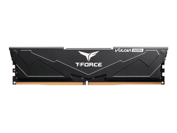 T-FORCE Vulcan - DDR5 - modul - 16 GB - DIMM 288-pin - 3000 MHz / PC5-48000 - CL38 - 1.25 V - ikke-bufret - on-die ECC - svart