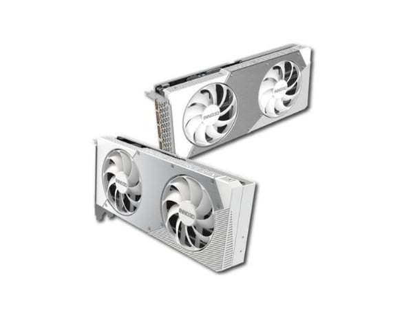 Inno3D GeForce RTX 5060 Ti 16GB TWIN X2 OC - Grafikkort - GeForce RTX 5060 Ti - 16 GB GDDR7 - PCI Express 5.0 - HDMI, 3 x DisplayPort - hvit