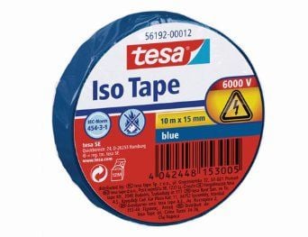 TESA 56192-13, 1 stk, Rød, 6000 V, 10 m, 15 mm