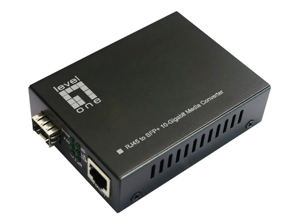 LevelOne GVT-2051 - Fibermedieomformer - GigE (optisk), 100Mb LAN (optical), 2.5GbE, 5GbE, 10 GigE optisk, 10GbE - 100Base-TX, 1000Base-T, 1000Base...