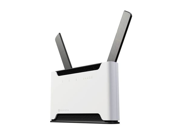 MikroTik Chateau LTE7 ax - Trådløs ruter - WWAN 5-port svitsj - 1GbE, 2.5GbE, LTE - Wi-Fi 5, Wi-Fi 6 - Dobbeltbånd - 3G