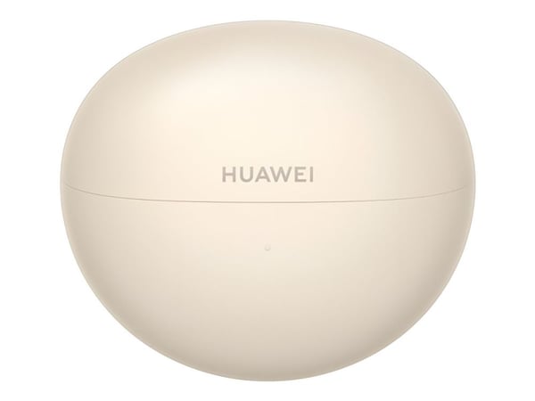 Huawei FreeBuds - True wireless-hodetelefoner med mikrofon - åpent øre - aktiv støydemping - beige