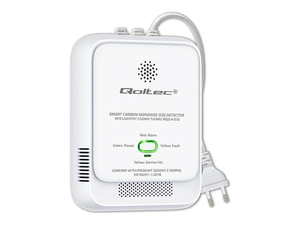 Qoltec-sertifioitu hiilimonoksidi (Chad) -ilmaisin | CO-ilmaisin | 85dB hälytys | LED Qoltec-sertifioitu hiilimonoksidi (Chad) -ilmaisin | CO-ilmaisin | 85dB hälytys | LED