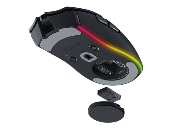 Razer Cobra Pro, Oikeakätinen, Optinen, RF Wireless + Bluetooth + USB Type-C, 30000 DPI