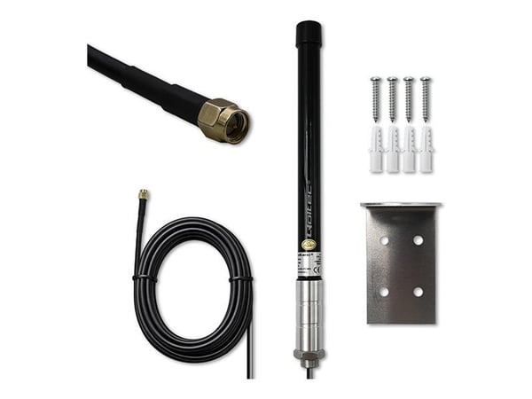 Qoltec - Antenne - mobiltelefon, IoT - 15 dBi - rundtstrålende - ekstern montering, stangmontering