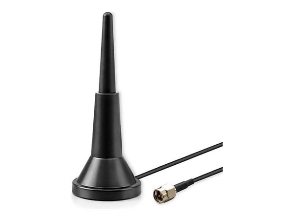 Qoltec 4G LTE -antenni magneettisella jalustalla| 5dBi | suuntaamaton | sisätiloissa | 600-2700 MHz | SMA | 3m | 3m