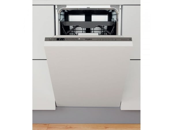 Whirlpool WSIO 3T223 PCE X, Fullstendig innebygget, Slimline (45 cm), Rustfritt stål, Knapper, 1,3 m, 1,55 m