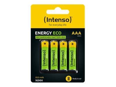 Intenso Energy Eco - Batteri 4 x AAA - NiMH - (ladbare) - 850 mAh
