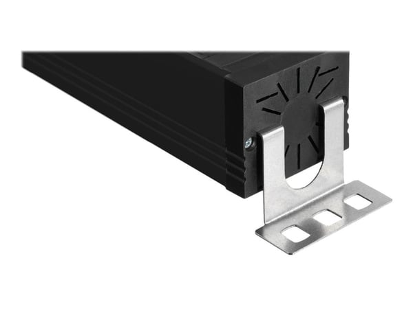 Bachmann CONNECT LINE, 2 m, Sisätila, Musta, 8 AC-pistorasia(a), 438 mm, 52 mm