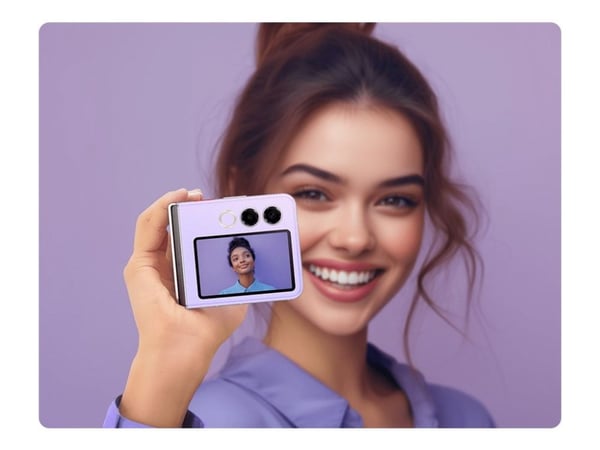 Nubia Flip 2 - 5G smarttelefon - dobbelt-SIM - RAM 8 GB / Internminne 256 GB - OLED-display - 6.9" - 2790 x 1188 pixels (120 Hz) - 2x bakkameraer 5...