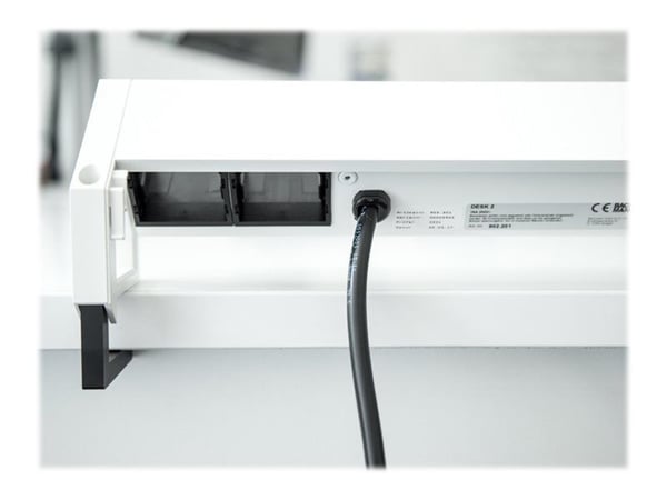 Bachmann DESK2, Sisätila, Ruostumaton teräs, Alumiini, 2 AC-pistorasia(a), 230 V, 6 A