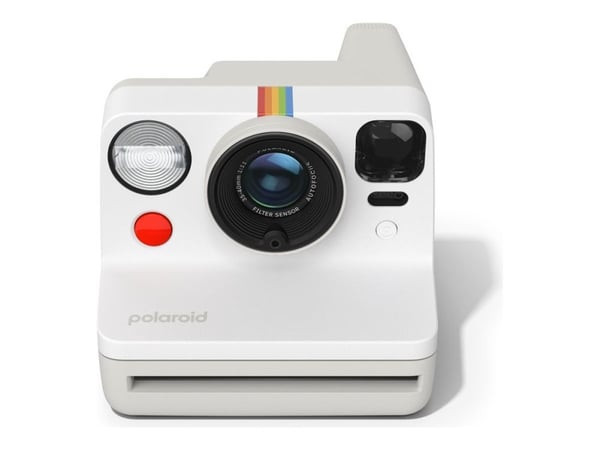 Polaroid Now Generation 3 - Øyeblikkskamera - linse: 95 mm - 103 mm - 600-type / i-Type pebble white