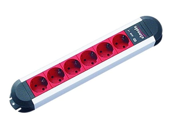Bachmann PRIMO - Effektband - utgångskontakter: 6 (8 x Type F) - röd
