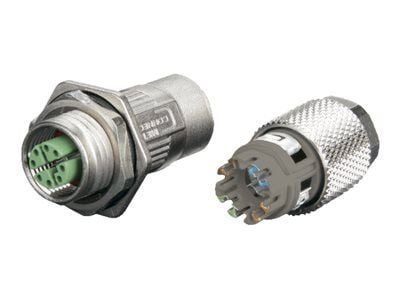 METZ CONNECT - Nettverkkontakt - 8-pins M12 (P) til 8-pin IDC (P) - skjermet - CAT 6a - IEEE 802.3an