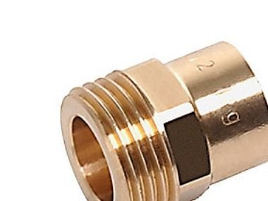 Adapterinippa 1/2 -15 mm - putkikierrenippa ja sileä pää